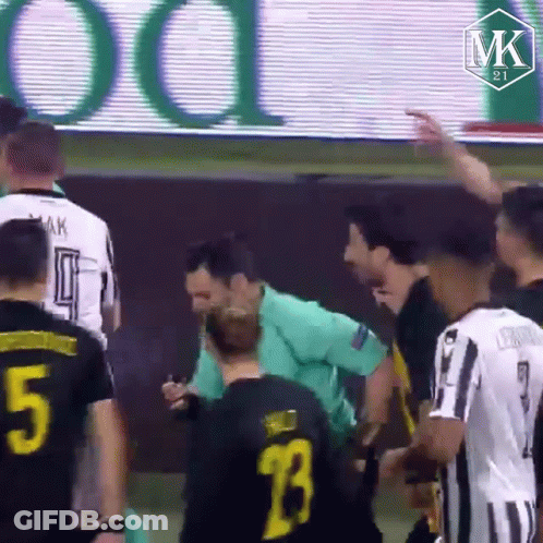 Soccer Players Number 5 And 13 GIF