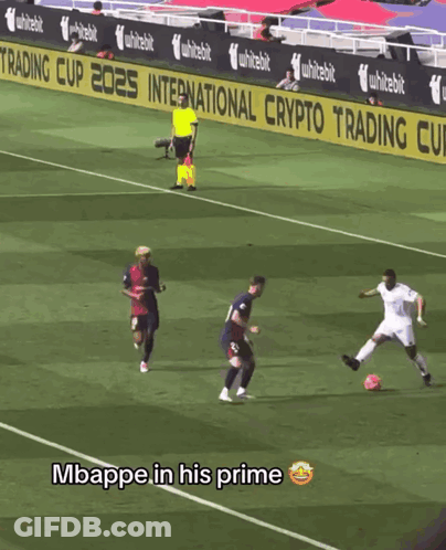 Soccer Players On A Field Sponsored By Whitebit And Whitebit GIF