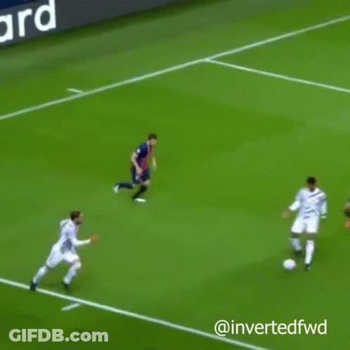 Soccer Players On A Field With The Hashtag Invertedfwd GIF