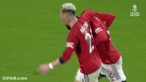 Soccer Players On Field Emirates FA Cup GIF