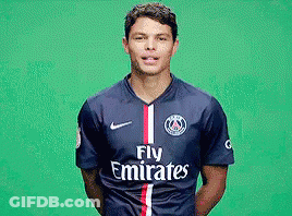 Soccer Players On Field In Front Of Sign Saying The Gaich GIF