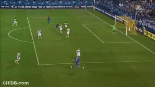 Soccer Players On Field Number 15 GIF