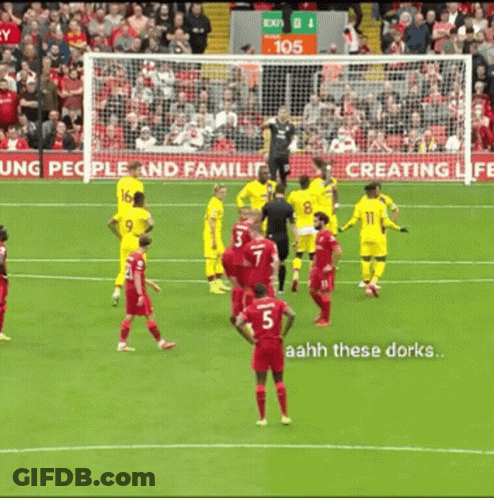 Soccer Players On Field With Creating Life Sign GIF