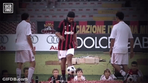 Soccer Players On Field With Number 10 GIF