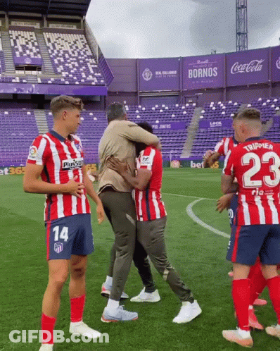 Soccer Players On Field With Number 23 GIF