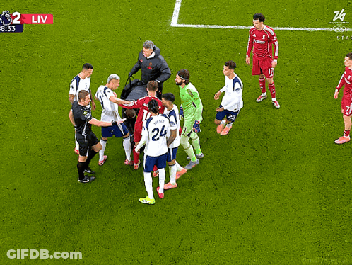 Soccer Players On Field With Number 24 GIF