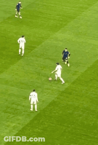 Soccer Players On Field With Number 33 GIF