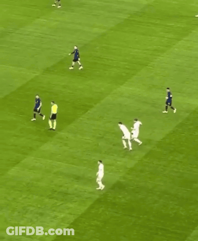 Soccer Players On Field With Number 43 GIF