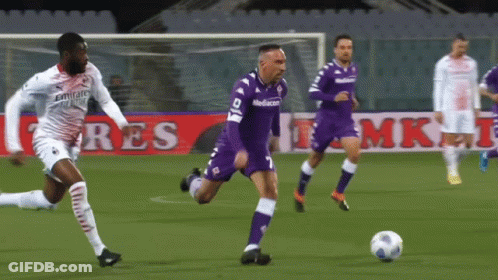 Soccer Players On Field With Res Sign GIF