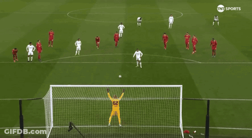 Soccer Players On Field With TNT Sports GIF