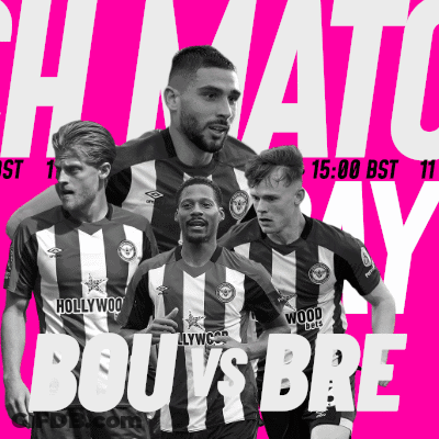 Soccer Players On Pink Background Saying Hinato Bouys Bre GIF