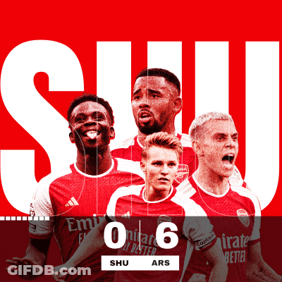 Soccer Players On Red Background 06 GIF