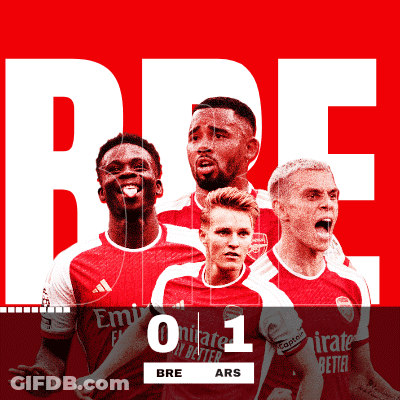 Soccer Players On Red Background Score 0 To 1 GIF