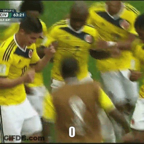 Soccer Players One Wearing Number 0 GIF