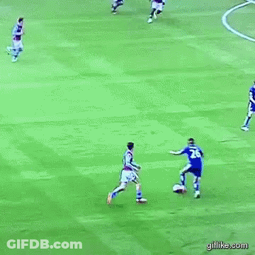 Soccer Players, One With Number 40 GIF