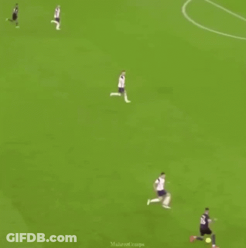 Soccer Players Playing Game GIF