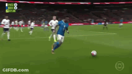 Soccer Players Playing Game Sponsored By Ing Bra GIF