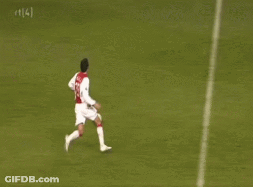 Soccer Players Playing On Field Number 8 GIF