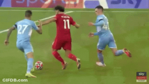 Soccer Players Playing On Field GIF