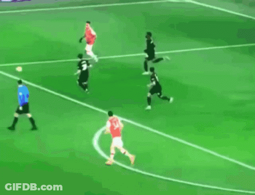 Soccer Players Playing With Er More Sign On Field GIF