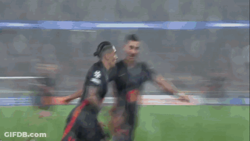 Soccer Players Playing With Fox Logo GIF
