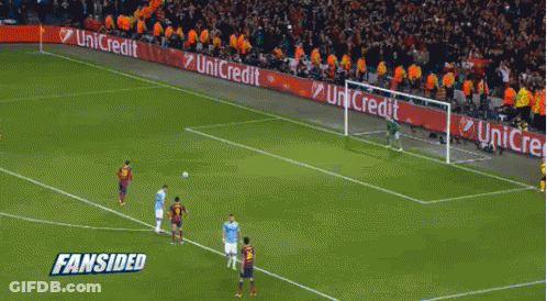 Soccer Players Running GIF