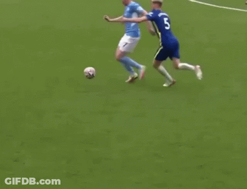 Soccer Players Running On Field GIF