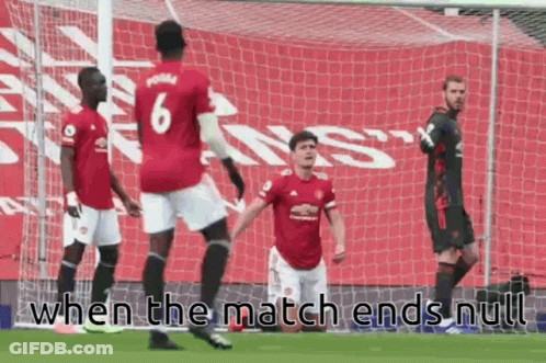 Soccer Players Saying When The Match Ends Null GIF