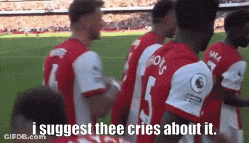 Soccer Players Standing On Field GIF
