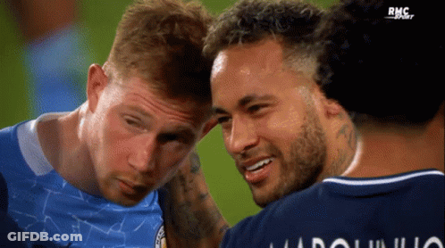 Soccer Players Talking RMC Sport GIF