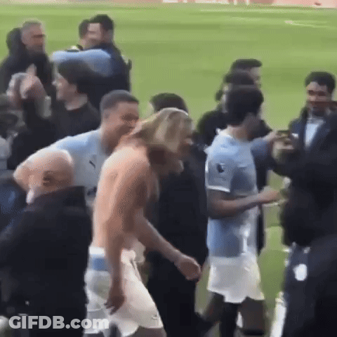 Soccer Players Walking On Field GIF