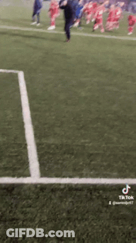 Soccer Players Walking On Field GIF