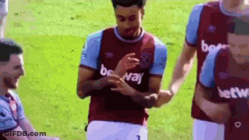 Soccer Players Wearing Betway Jerseys GIF