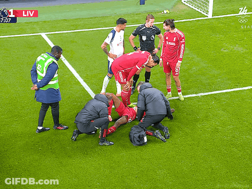 Soccer Players With 1LIV GIF