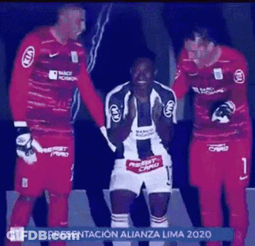 Soccer Players With Alianza Lima 2020 Screen GIF
