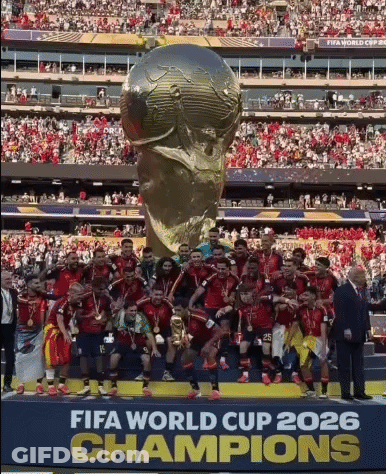 Soccer Players With FIFA World Cup 2026 Champions Trophy GIF