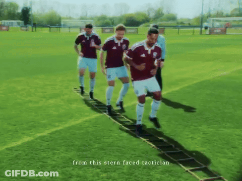 Soccer Players With From This Stern Faced Tactician GIF