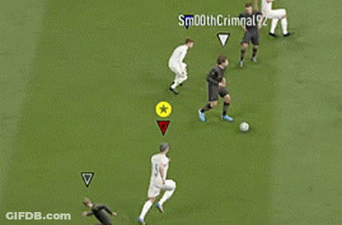 Soccer Players With Goon Says No GIF