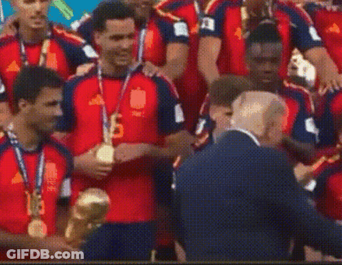 Soccer Players With Medals And Number 2 Jerseys GIF