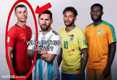 Soccer Players With Number 10 Jersey GIF