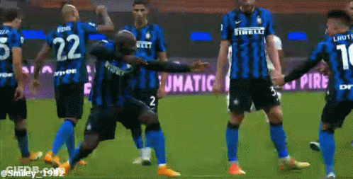 Soccer Players With Number 22 Jersey GIF
