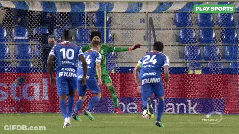 Soccer Players With Number 24 GIF