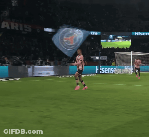 Soccer Players With Number 3 GIF