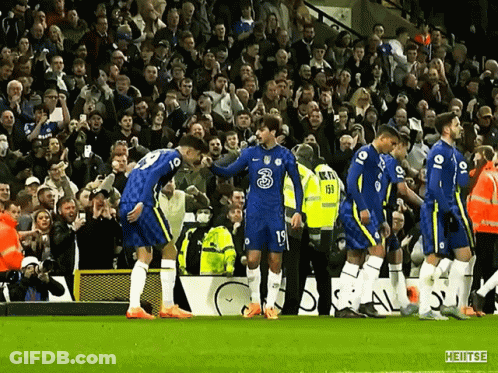 Soccer Players With Number 3 Jersey GIF