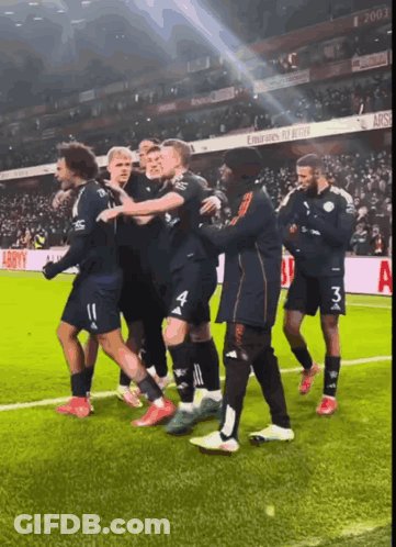 Soccer Players With Number 4 GIF