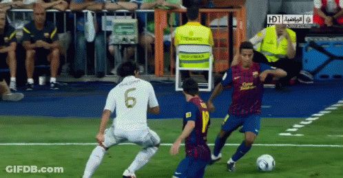 Soccer Players With Number 6 On Jersey GIF