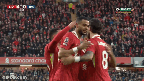 Soccer Players With Number 8 GIF