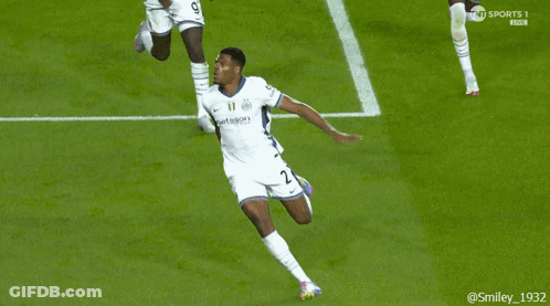 Soccer Players With Number 9 GIF