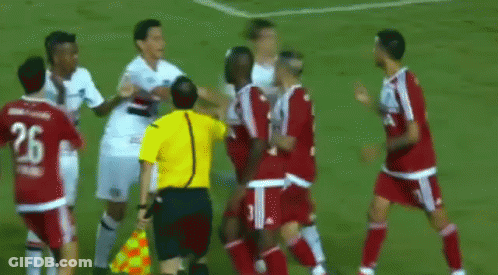 Soccer Players With One Wearing 26 Jersey GIF