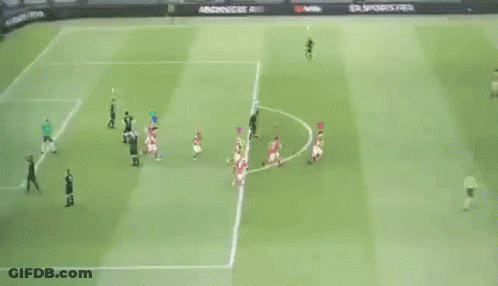 Soccer Players With Pro Clubs Logo GIF